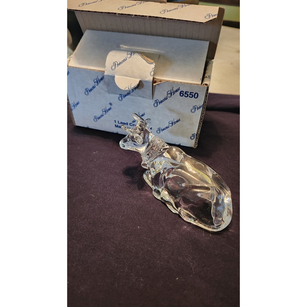 Vintage Princess House 6550 1 Lead Crystal Ox